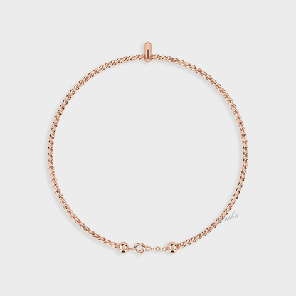 Luxury Rose Gold Lab-Grown Diamond Bracelet