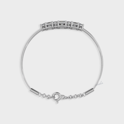 Timeless Lab-Grown Diamond Bracelet Platinum Everyday Wear