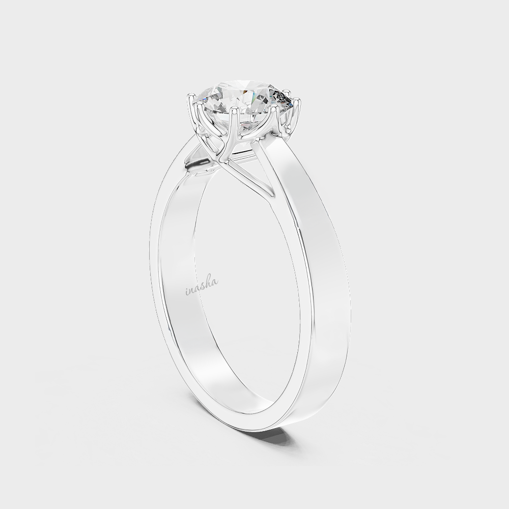 Ethical lab grown diamond engagement ring