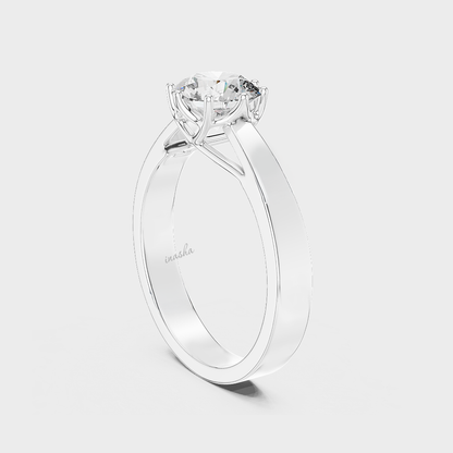 Ethical lab grown diamond engagement ring