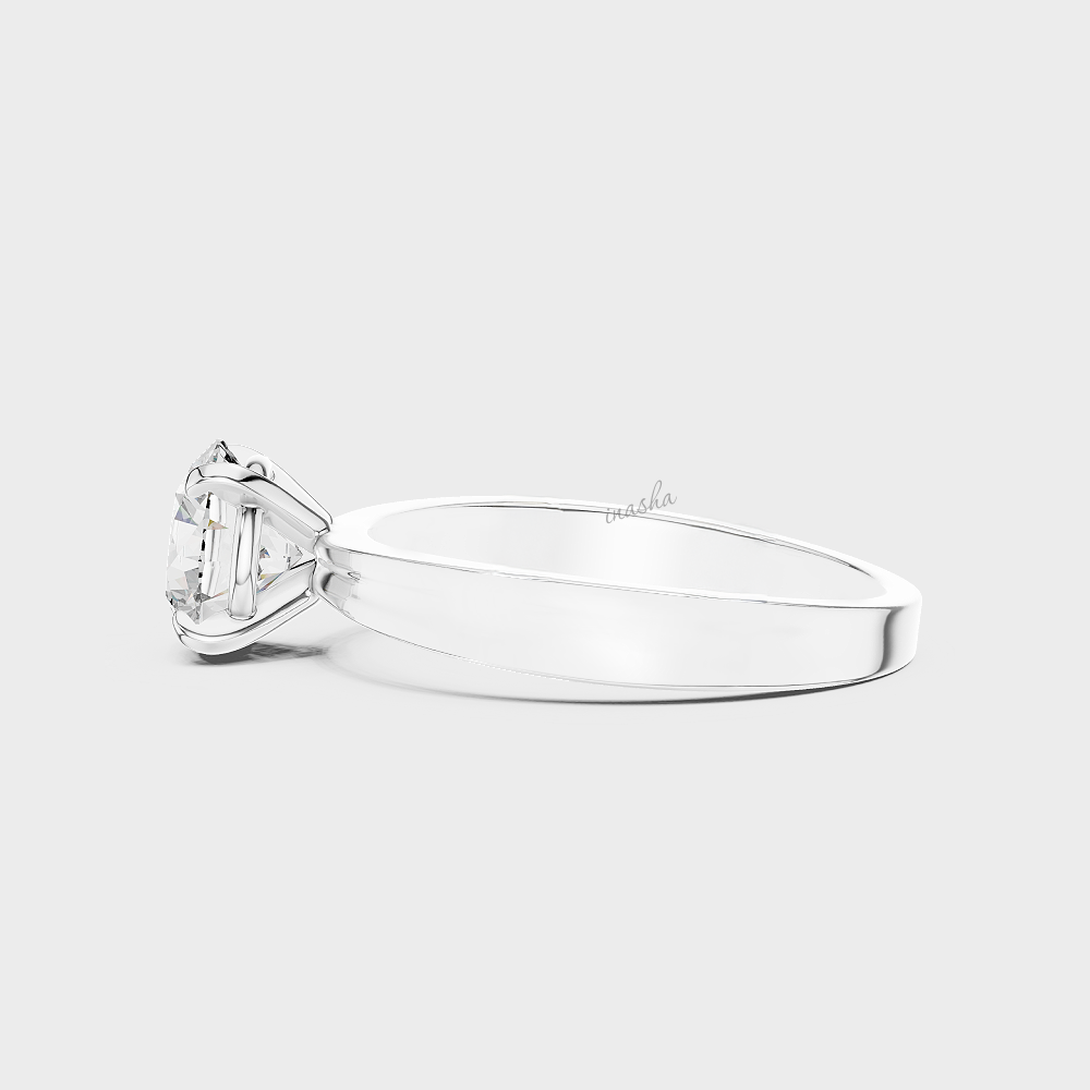Fine jewelry lab grown diamond ring round cut