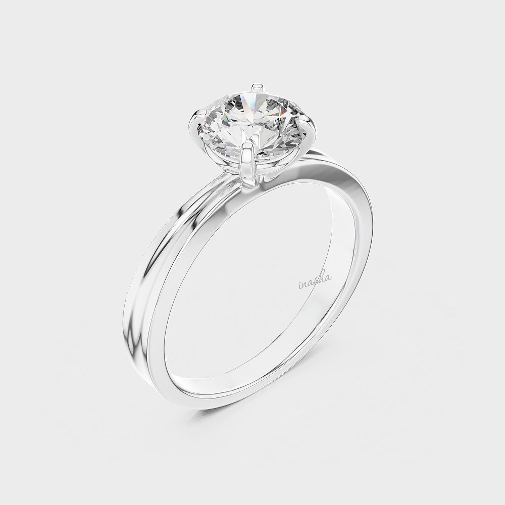 Platinum lab grown diamond ring 1 carat