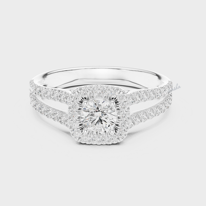 IGI Lab Diamond Ring in White Gold