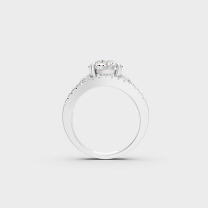 Premium Platinum Round Diamond Solitaire Ring Fine Jewelry