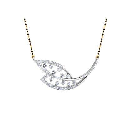 0.60 Carat Round Cut Lab-Grown Diamond Certified Mangalsutra