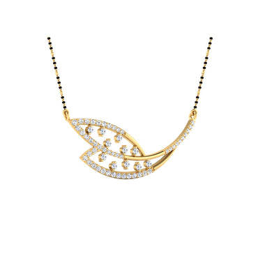 0.60 Carat Round Cut Lab-Grown Diamond Certified Mangalsutra