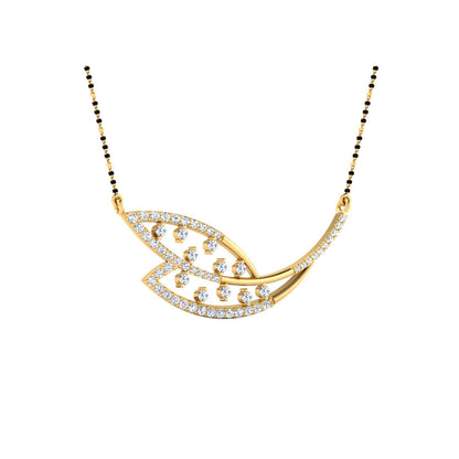 0.60 Carat Round Cut Lab-Grown Diamond Certified Mangalsutra