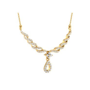 0.33 Carat Round Cut Lab-Grown Diamond Certified Mangalsutra