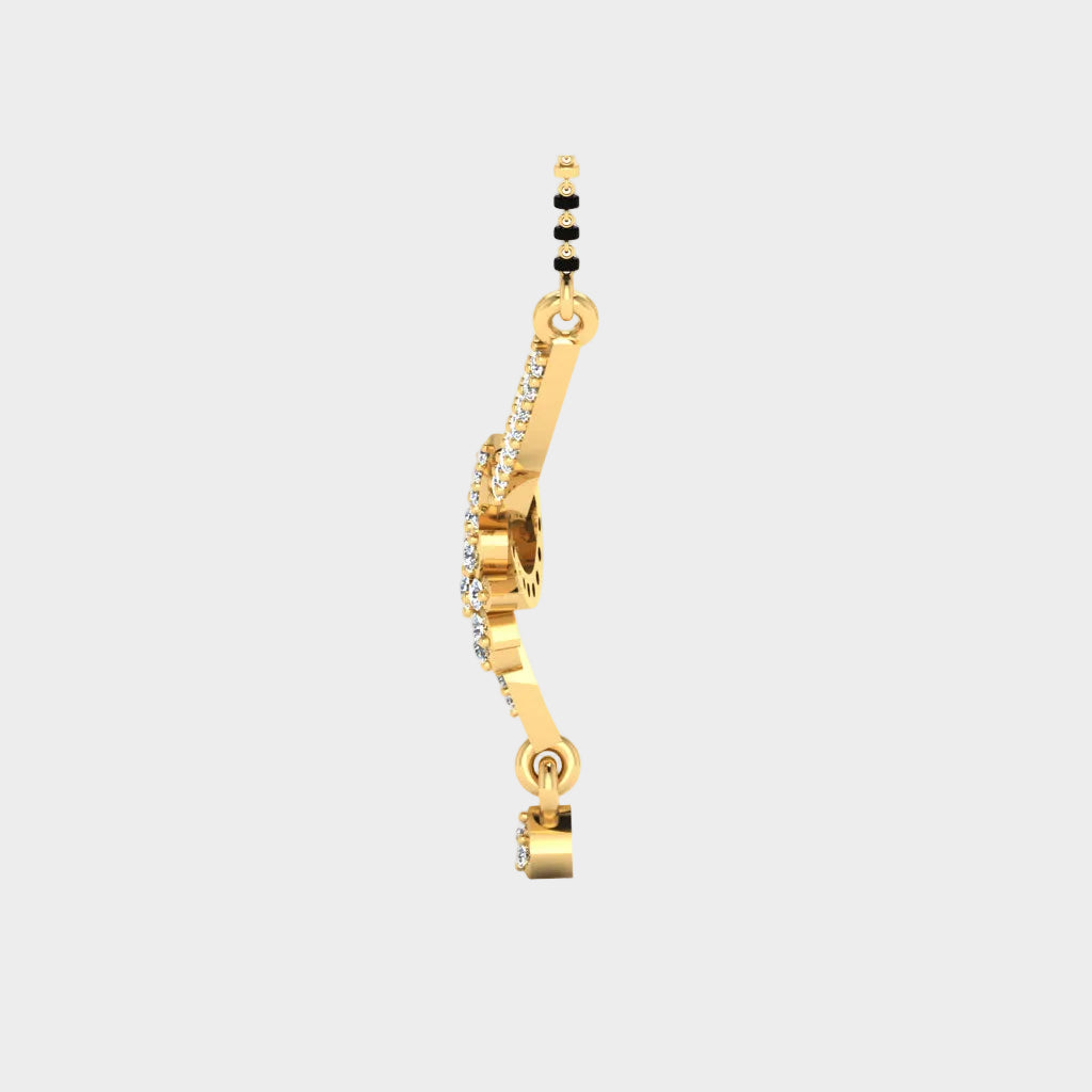 Traditional Hallmark Yellow Gold Mangalsutra for Modern Brides