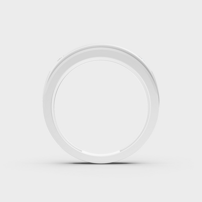 Certified 0.80 Carat Round-Cut Lab-Grown Diamond Men's Band in 950 Platinum.