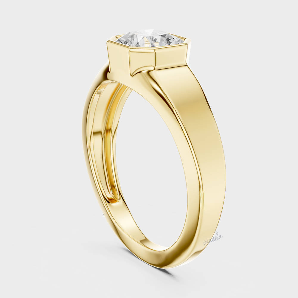 IGI certified men’s lab grown diamond ring