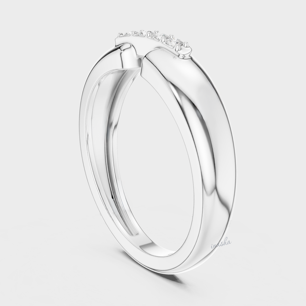 Men’s diamond ring in white gold
