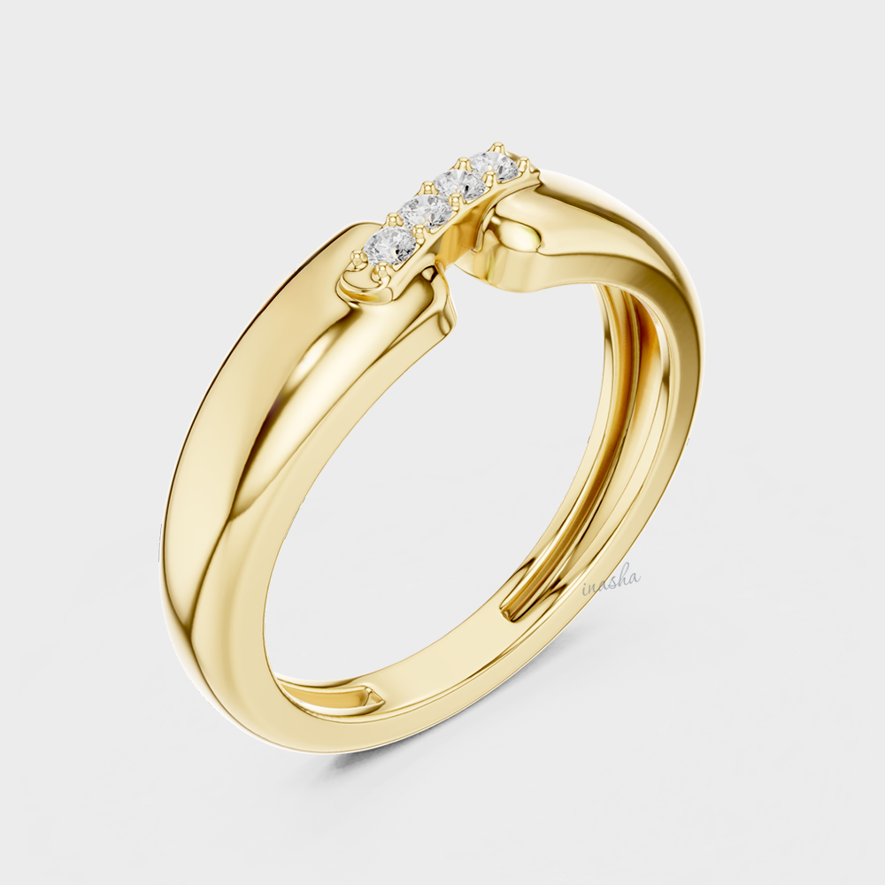 0.72 carat men’s lab grown diamond ring