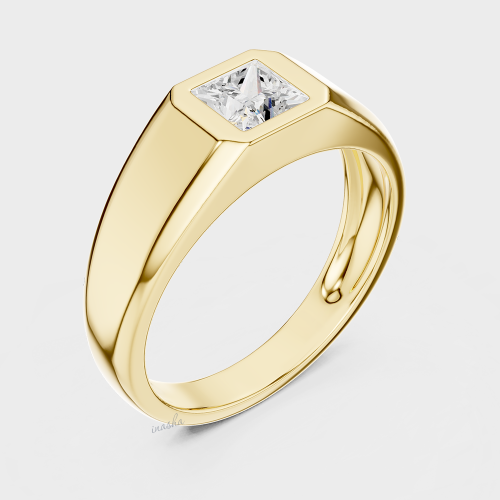 GLI certified lab grown diamond men’s ring