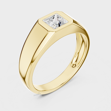 GLI certified lab grown diamond men’s ring