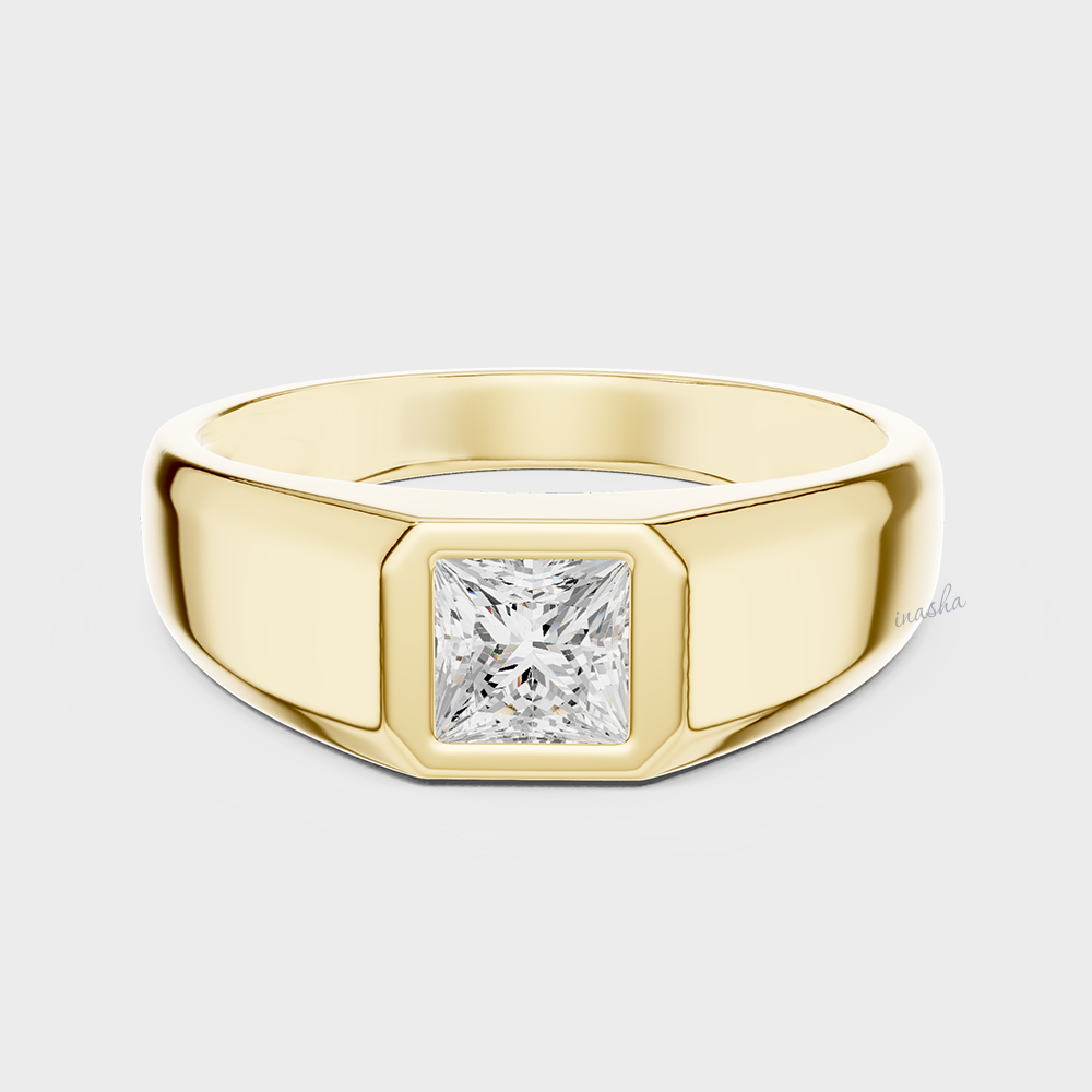 0.50 carat men’s lab grown diamond ring