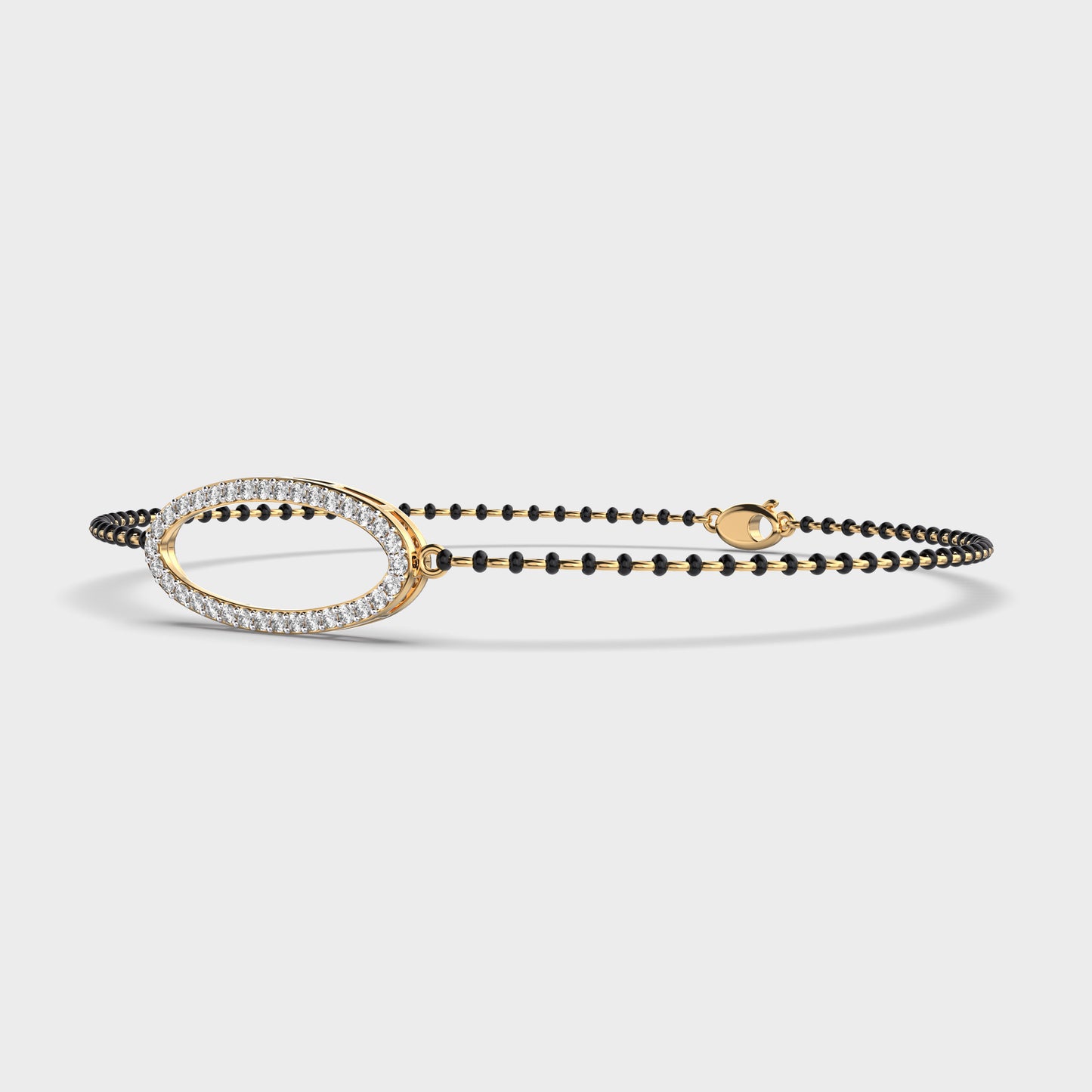  yellow gold Mangalsutra bracelet for a timeless and ethical bridal look