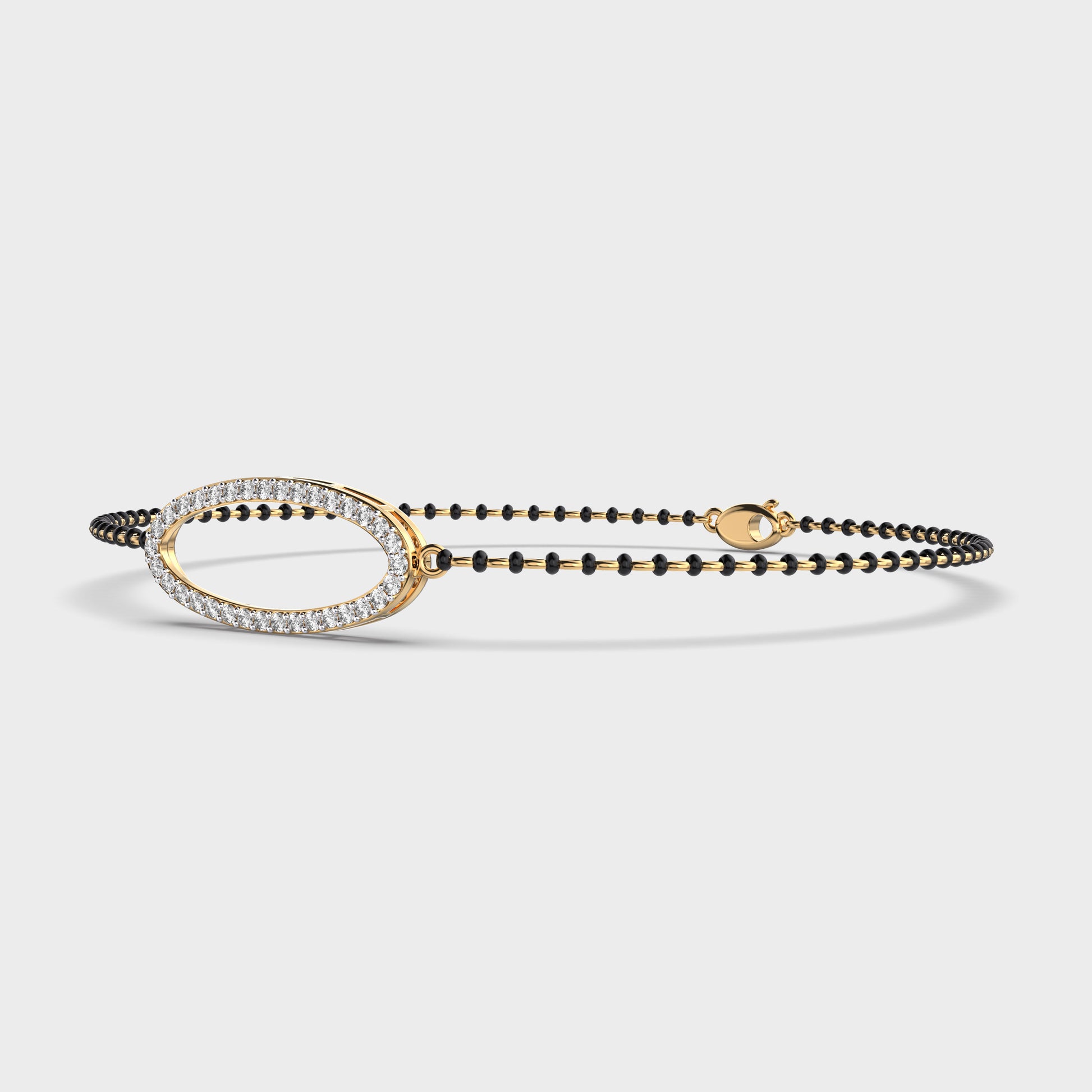  yellow gold Mangalsutra bracelet for a timeless and ethical bridal look