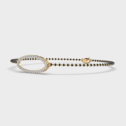  yellow gold Mangalsutra bracelet for a timeless and ethical bridal look
