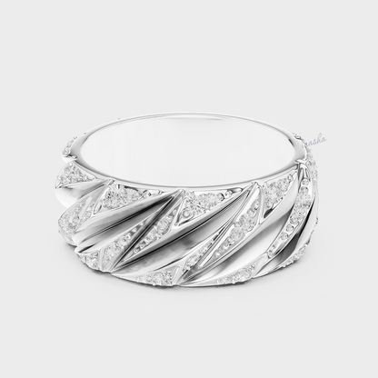 White Gold Men’s Diamond Ring