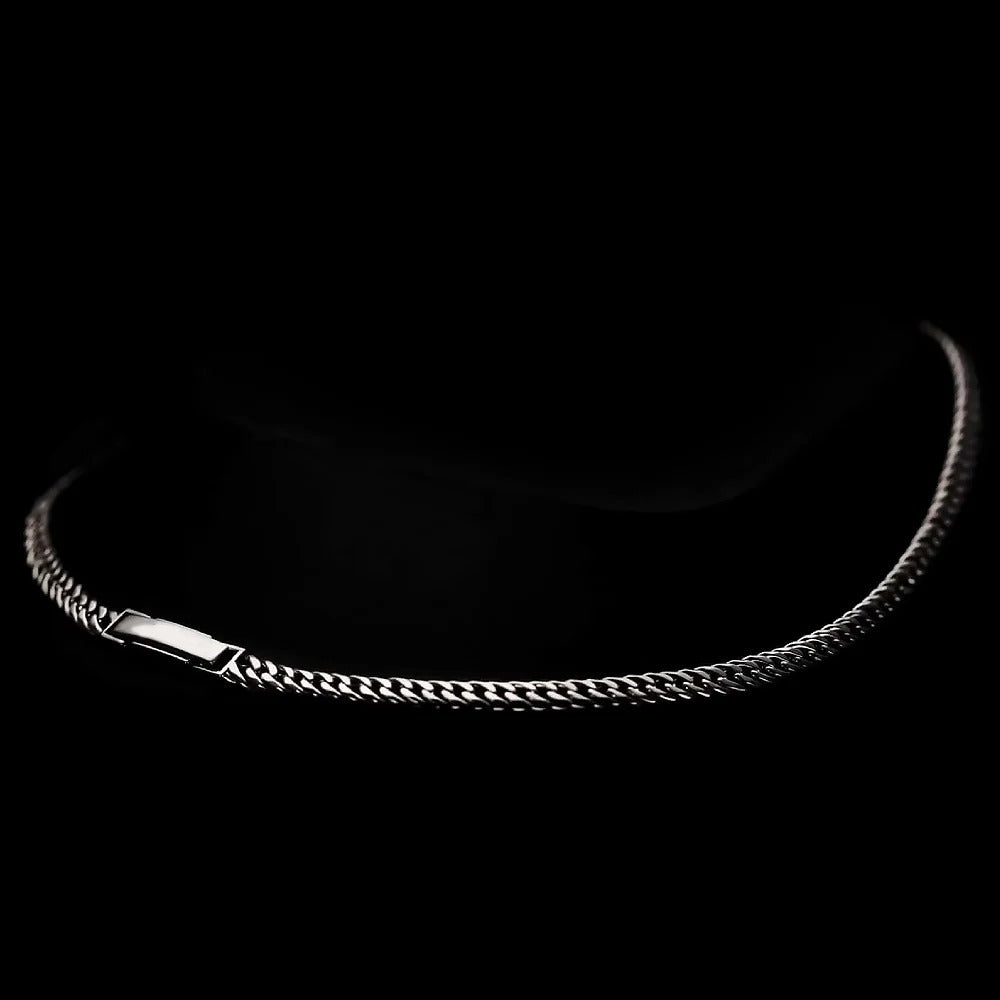 Classic Miami Double Cuban link chain crafted in platinum