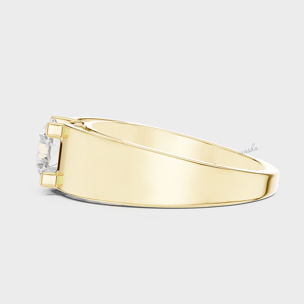 Men’s Engagement Ring with Lab Grown Diamond