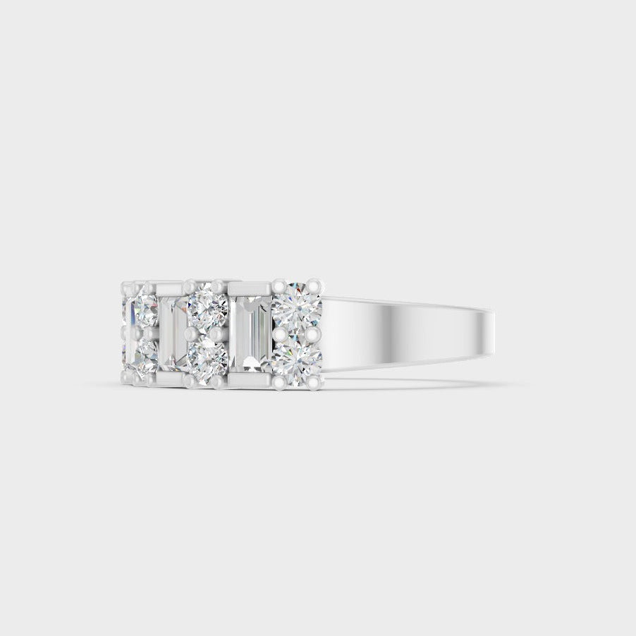Platinum Fine Jewelry Diamond Band For Women