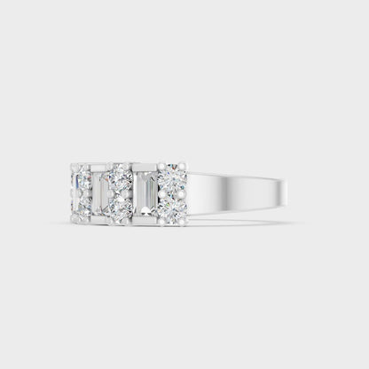 Platinum Fine Jewelry Diamond Band For Women