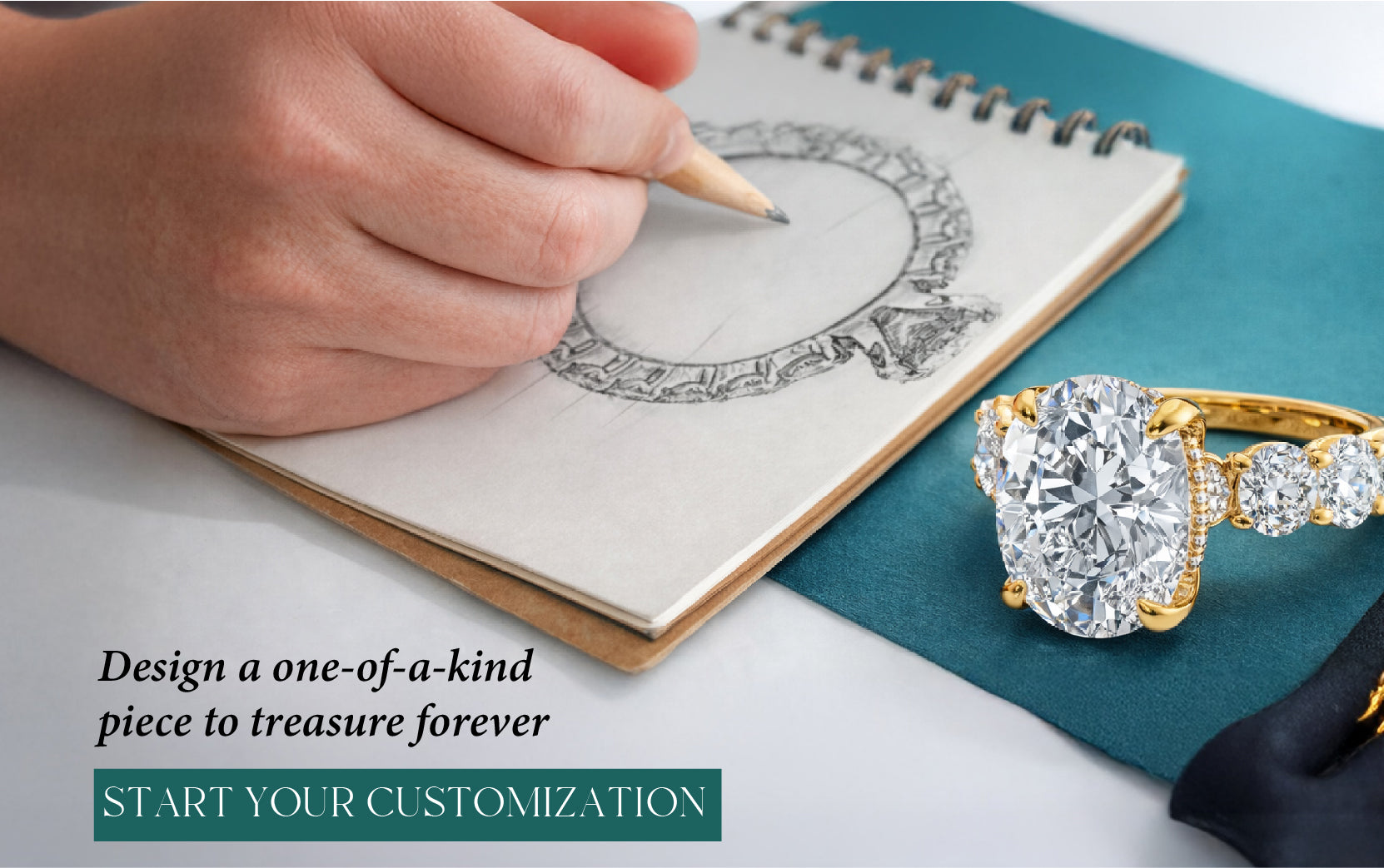 Custom-Made Lab-Grown Diamond Jewelry Design Process At Inasha Diamonds