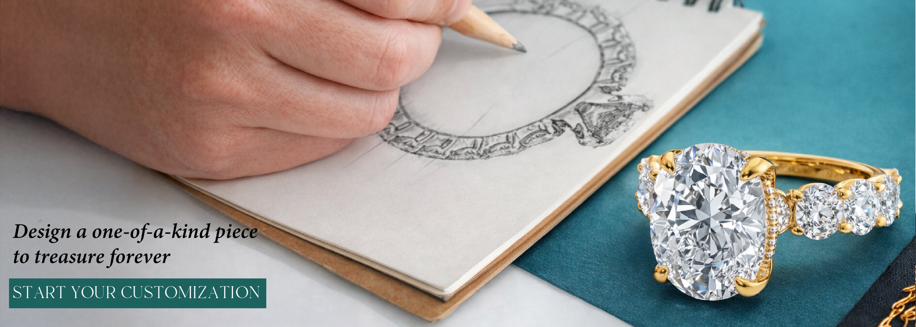 Custom-Made Lab-Grown Diamond Jewelry Design Process At Inasha Diamonds