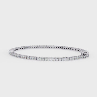 1.92 Ct Round Cut Lab-Grown Diamond Tennis Bracelet In