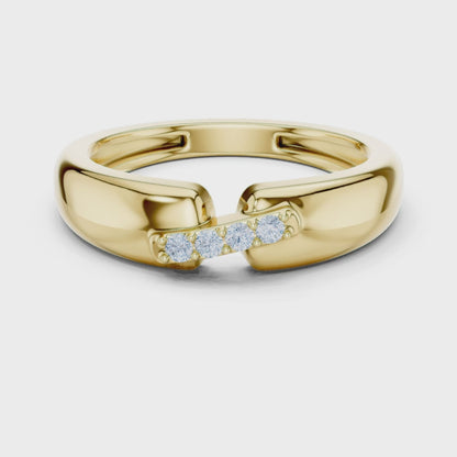 0.72 carat men’s lab grown diamond ring