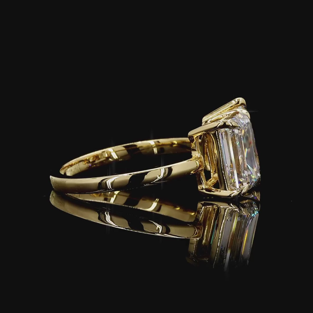 luxury toi et moi lab grown diamond ring