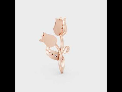 Round Lab-Grown Diamond Pendant Without Chain