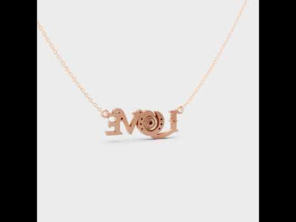 Round Lab-Grown Diamond Pendant With Chain in
