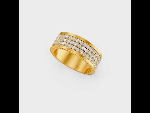Experience understated luxury with the 3.08 Carat Round Cut Lab-Grown Diamond Men’s Band. Featuring brilliant round cut stones engineered for maximum durability and everyday elegance, this bold statement ring is built to last. Available in Yellow Gold, Rose Gold, White Gold, and 950 Platinum.