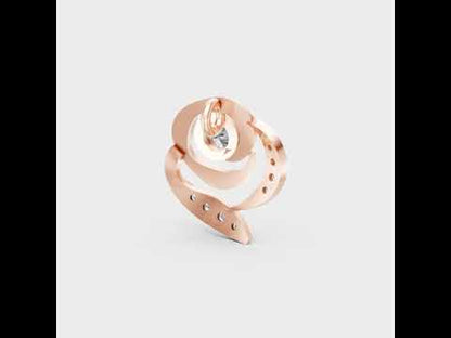 Round Lab-Grown Diamond Pendant Without Chain in
