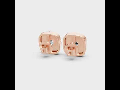 Brilliant Round Cut Lab Grown Diamond Studs 1.80 Ct Total In Yellow Gold