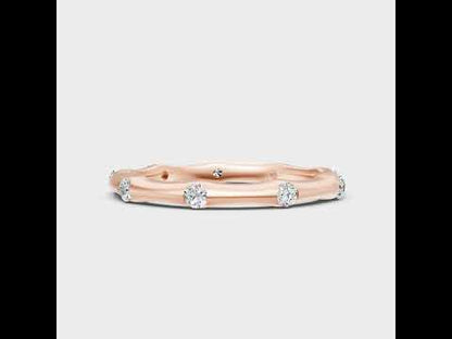Round Cut Lab-Grown Diamond Band in
