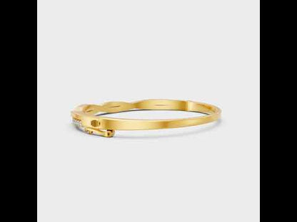 0.70 Ct Round Cut Lab Grown Diamond  Oval Bracelet in