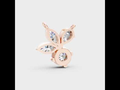 Multi-Shape Lab-Grown Diamond Pendant Without Chain