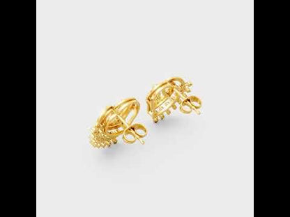 Round Cut Lab-Grown Diamond Stud Earring