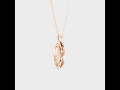 1.20 Ct Round Lab-Grown Diamond Pendant With Chain in
