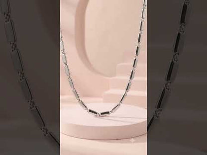Elevate your everyday style with the Rounded Box Link Men’s Platinum Chain by Inasha Diamonds. Mastercrafted in genuine 950 platinum, this sleek box-and-link design combines clean geometric lines with everyday durability. Available in 20 Inch, 22 Inch, and 24 Inch lengths to fit your signature look.