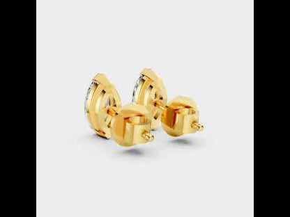 Marquise Cut Lab Grown Diamond Earrings In 9K 14K 18K Hallmark Gold 