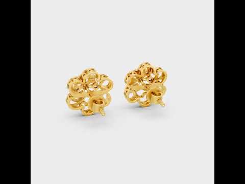 Round Cut Lab-Grown Diamond Stud Earring