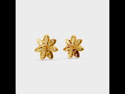 A 360-degree high-definition video showcase detailing the captivating Brilliant Sparkle of 1.1 Carat Round Cut Lab-Grown Diamond Stud Earrings, sweeping through 9K, 14K, 18K Yellow, White, Rose Gold, and 950 Platinum options to highlight the ultimate in Ethical Luxury Fine Jewelry.