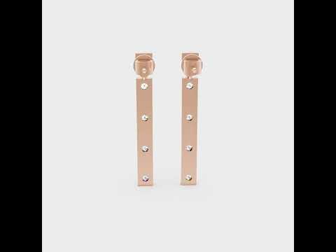 1.1 Carat Round Cut Lab-Grown Diamond Earrings