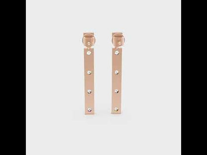 1.1 Carat Round Cut Lab-Grown Diamond Earrings