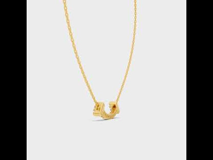 Round Lab-Grown Diamond Pendant With Chain in